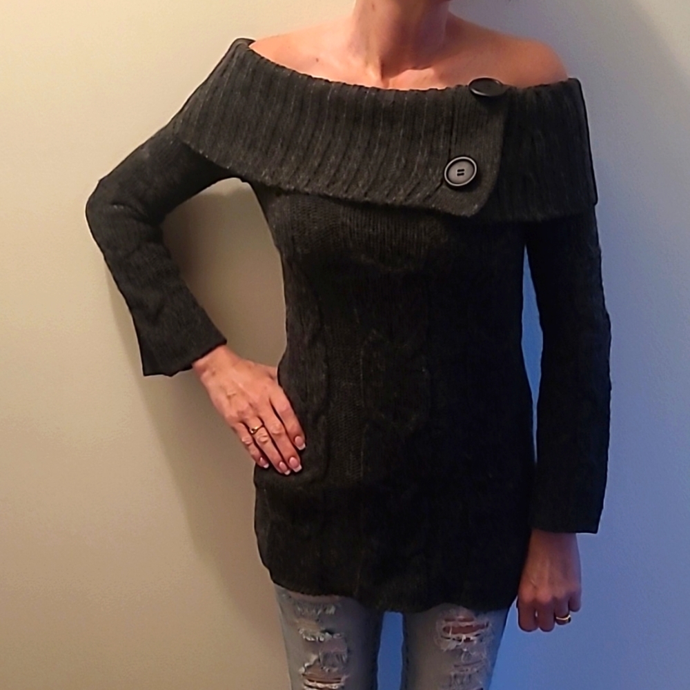 JJ Always gray sweater size M